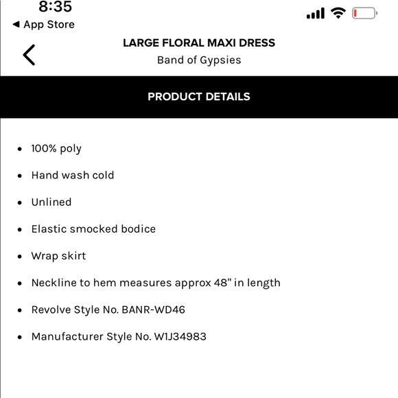 Revolve Floral Maxi Dress - Picture 5 of 13